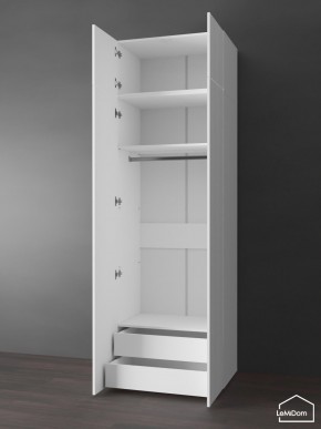 Шкаф с антресолью Linnea MHR-2POA-3 2450х800х510 (Белый-М 11.1.1) в Урае - uray.ok-mebel.com | фото 6