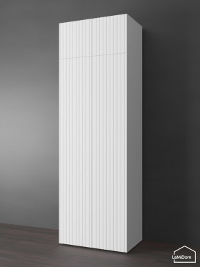 Шкаф с антресолью Linnea MHR-2POA-4 2450х800х510 (Белый-М 11.1.1) в Урае - uray.ok-mebel.com | фото