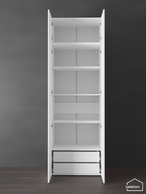 Шкаф с антресолью Linnea MHR-2POA-4 2450х800х510 (Белый-М 11.1.2) в Урае - uray.ok-mebel.com | фото 6