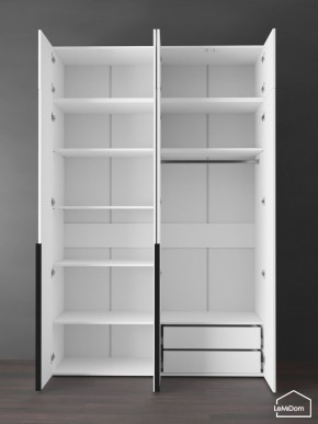 Шкаф с антресолью Linnea MHR-4A-2 2450х1600х510 (Белый-М 11.1.2) в Урае - uray.ok-mebel.com | фото 5