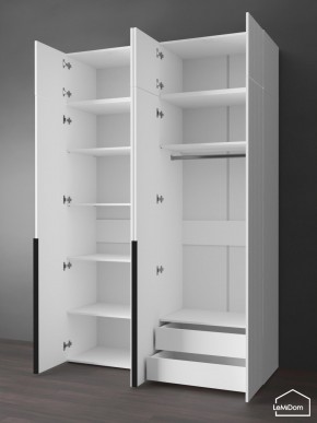 Шкаф с антресолью Linnea MHR-4A-2 2450х1600х510 (Белый-М 11.1.2) в Урае - uray.ok-mebel.com | фото 6