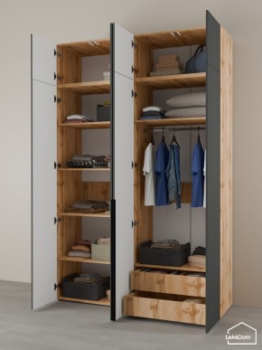 Шкаф с антресолью Linnea MHR-4A-2 2450х1600х510 (ДВ-М 11.1.25) в Урае - uray.ok-mebel.com | фото 6