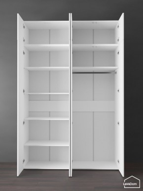 Шкаф с антресолью Linnea MHR-4POA-1 2450х1600х510 (Белый-М 11.1.2) в Урае - uray.ok-mebel.com | фото 4