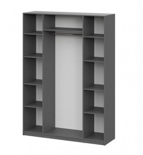 Шкаф ШК-5 (1600) Графит серый в Урае - uray.ok-mebel.com | фото 3