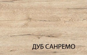 Шкаф-витрина 1V1D OSKAR , цвет дуб Санремо в Урае - uray.ok-mebel.com | фото 5