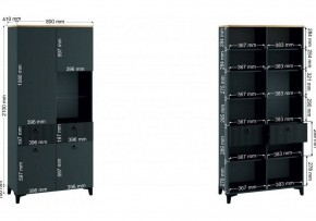 Шкаф-витрина Ника в Урае - uray.ok-mebel.com | фото 3
