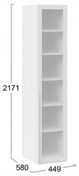 Шкаф-витрина Порто СМ-393.07.008 в Урае - uray.ok-mebel.com | фото 3