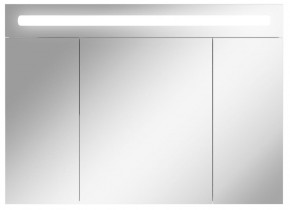 Шкаф-зеркало Аврора 100 с подсветкой LED Домино (DV8012HZ) в Урае - uray.ok-mebel.com | фото 1
