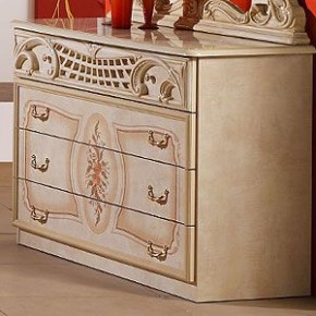 Спальный гарнитур Роза (модульная) беж в Урае - uray.ok-mebel.com | фото 11