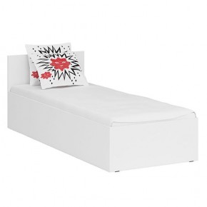 Стандарт Кровать 0800, цвет белый, ШхГхВ 83,5х203,5х70 см., сп.м. 800х2000 мм., без матраса, основание есть в Урае - uray.ok-mebel.com | фото