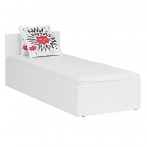 Стандарт Кровать 0800, цвет белый, ШхГхВ 83,5х203,5х70 см., сп.м. 800х2000 мм., без матраса, основание есть в Урае - uray.ok-mebel.com | фото 3