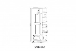 СТЕФАНИ-2 Шкаф в Урае - uray.ok-mebel.com | фото 2