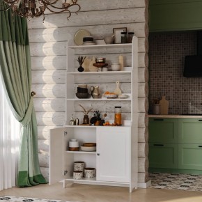 Стеллаж 20 Вествик, массив сосны, цвет белый в Урае - uray.ok-mebel.com | фото 4