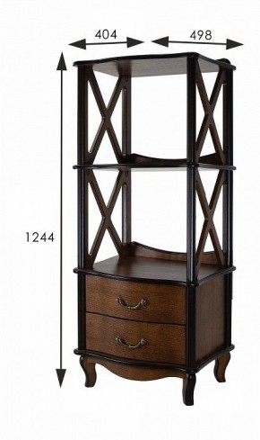 Стеллаж комбинированный Джульетта Л в Урае - uray.ok-mebel.com | фото 4