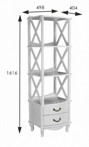 Стеллаж комбинированный Джульетта Л в Урае - uray.ok-mebel.com | фото 4