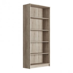 Стеллаж СИРИУС широкий, с пятью полками, цвет Дуб Сонома в Урае - uray.ok-mebel.com | фото