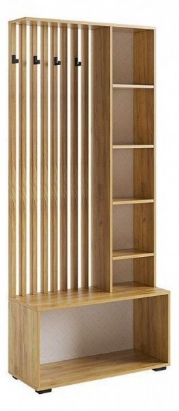 Стенка для прихожей Бери в Урае - uray.ok-mebel.com | фото 3
