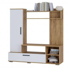Гостиная Евро 2 (крафт/белый) в Урае - uray.ok-mebel.com | фото 3