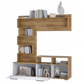Гостиная Евро (крафт/белый) в Урае - uray.ok-mebel.com | фото 2