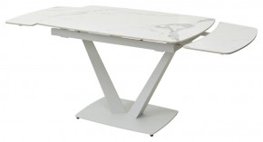 Стол ALATRI 120 GLOSS STATUARIO WHITE SOLID CERAMIC / WHITE, ®DISAUR в Урае - uray.ok-mebel.com | фото 9