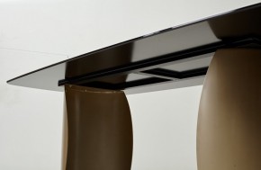 Стол BRONTE 220 KL-188 Контрастный мрамор матовый, итальянская керамика/ Шампань, ®DISAUR в Урае - uray.ok-mebel.com | фото 6