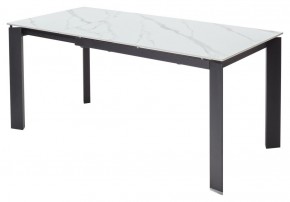 Стол CORNER 120 MATT WHITE MARBLE SOLID CERAMIC / BLACK, ®DISAUR в Урае - uray.ok-mebel.com | фото 7