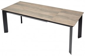 Стол CREMONA 180 KL-61 Под дерево, итальянская керамика / черный каркас, ®DISAUR в Урае - uray.ok-mebel.com | фото 2