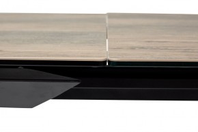 Стол CREMONA 180 KL-61 Под дерево, итальянская керамика / черный каркас, ®DISAUR в Урае - uray.ok-mebel.com | фото 4