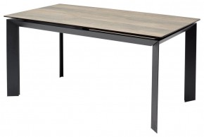 Стол CREMONA 180 KL-61 Под дерево, итальянская керамика / черный каркас, ®DISAUR в Урае - uray.ok-mebel.com | фото 5