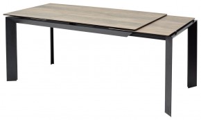 Стол CREMONA 180 KL-61 Под дерево, итальянская керамика / черный каркас, ®DISAUR в Урае - uray.ok-mebel.com | фото 7