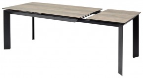 Стол CREMONA 180 KL-61 Под дерево, итальянская керамика / черный каркас, ®DISAUR в Урае - uray.ok-mebel.com | фото 8