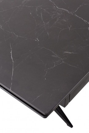 Стол FORIO 160 MATT BLACK MARBLE SOLID CERAMIC / BLACK, ®DISAUR в Урае - uray.ok-mebel.com | фото 9