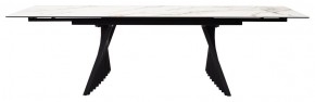 Стол IVAR 180 MARBLES KL-188 Контрастный мрамор, итальянская керамика, ®DISAUR в Урае - uray.ok-mebel.com | фото 2