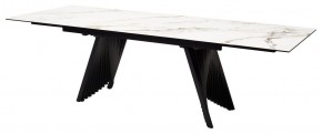 Стол IVAR 180 MARBLES KL-188 Контрастный мрамор, итальянская керамика, ®DISAUR в Урае - uray.ok-mebel.com | фото 4