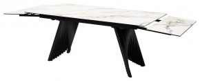 Стол IVAR 180 MARBLES KL-188 Контрастный мрамор, итальянская керамика, ®DISAUR в Урае - uray.ok-mebel.com | фото 9