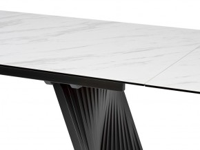 Стол IVAR 180 MARBLES KL-99 Белый мрамор, итальянская керамика/серый, ®DISAUR в Урае - uray.ok-mebel.com | фото 8