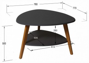 Стол журнальный Бруклин в Урае - uray.ok-mebel.com | фото 4