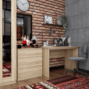 Стол КАСТОР письменный 120х65, цвет Дуб Сонома в Урае - uray.ok-mebel.com | фото 3