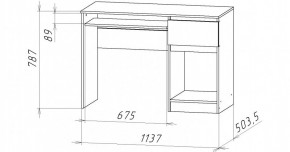 НИЦЦА-10 Стол компьютерный (НЦ.10) в Урае - uray.ok-mebel.com | фото 2