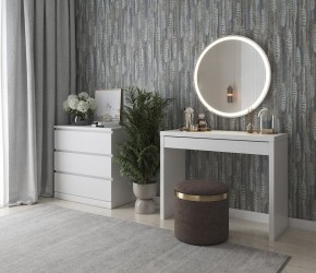 Стол косметический Энкель 100 белый в Урае - uray.ok-mebel.com | фото 4