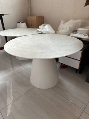 Стол LAURI 120 цвет #S-6 / светло-серый, ®DISAUR в Урае - uray.ok-mebel.com | фото