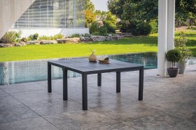 Стол раскладной Джули (Julie Double table 2 configurations) Графит в Урае - uray.ok-mebel.com | фото 2