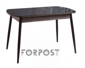 Стол раздвижной со стеклянной столешницей (BLACK, WHITE) в Урае - uray.ok-mebel.com | фото