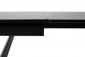 Стол RIETI 200 NERO KL-116 Черный мрамор матовый, итальянская керамика/ черный каркас, ®DISAUR в Урае - uray.ok-mebel.com | фото 3