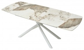 Стол RIVOLI 140 GLOSS LUXURY PANDORA SOLID CERAMIC / WHITE, ®DISAUR в Урае - uray.ok-mebel.com | фото 6