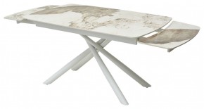 Стол RIVOLI 140 GLOSS LUXURY PANDORA SOLID CERAMIC / WHITE, ®DISAUR в Урае - uray.ok-mebel.com | фото 8