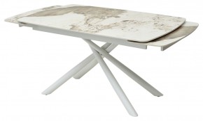 Стол RIVOLI 140 GLOSS LUXURY PANDORA SOLID CERAMIC / WHITE, ®DISAUR в Урае - uray.ok-mebel.com | фото 9