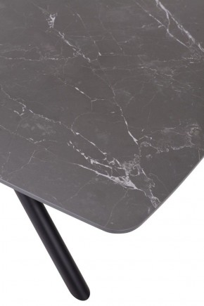 Стол RIVOLI 140 MATT BLACK MARBLE SOLID CERAMIC / BLACK, ®DISAUR в Урае - uray.ok-mebel.com | фото 10