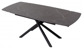 Стол RIVOLI 140 MATT BLACK MARBLE SOLID CERAMIC / BLACK, ®DISAUR в Урае - uray.ok-mebel.com | фото 3