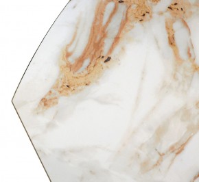 Стол TERAMO 135 GLOSS GRAND JADE SOLID CERAMIC, керамика, поворотн.механизм / Черный каркас, ®DISAUR в Урае - uray.ok-mebel.com | фото 13